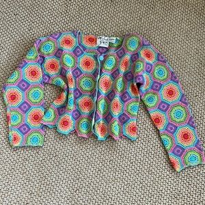 Sweater colorful Crochet sweater